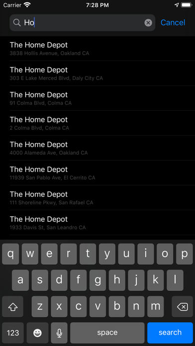 Fuel Cost Calculator - Maps screenshot