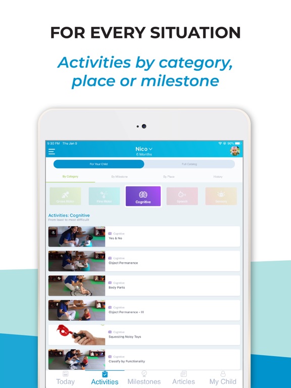 BabySparks - Development App iPad screenshot 9 - Education app