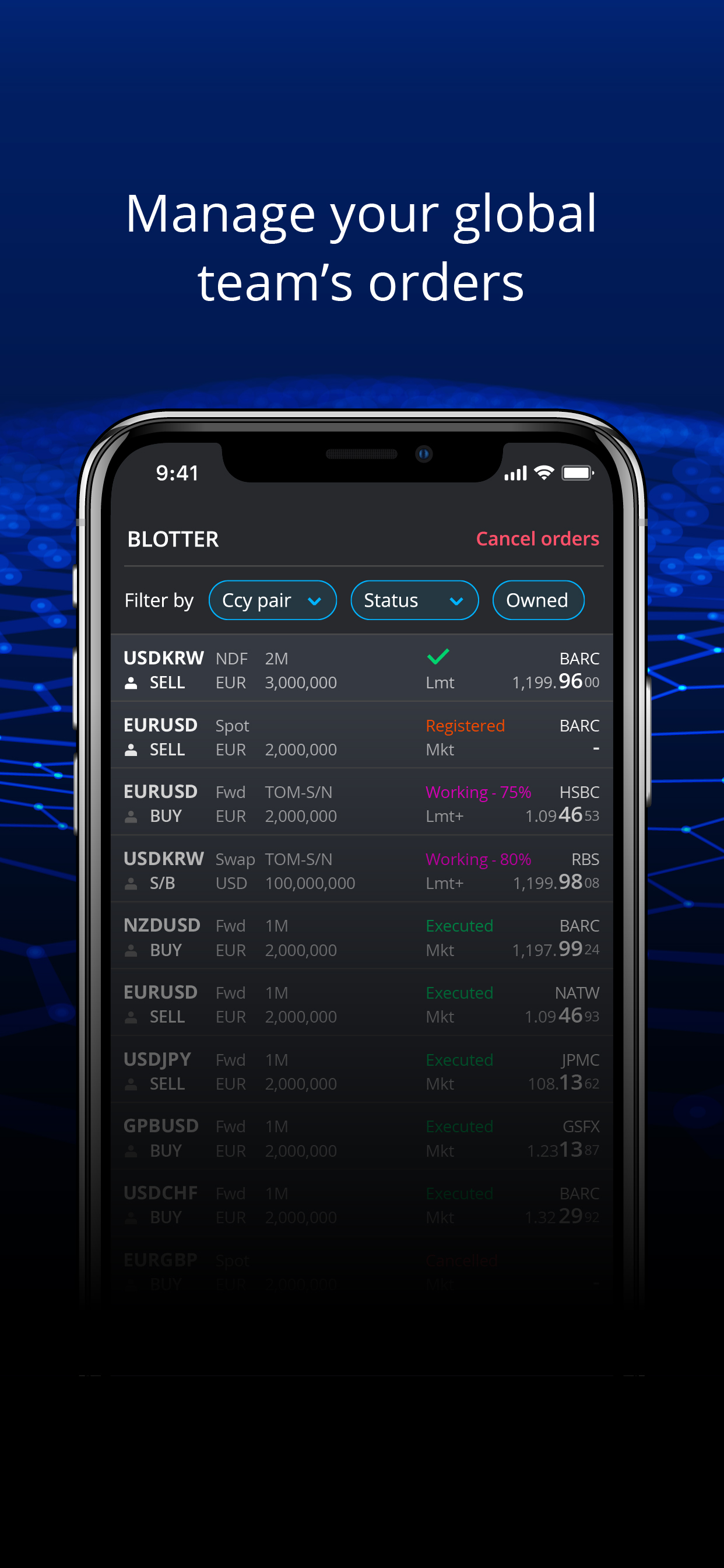 BidFX Trader