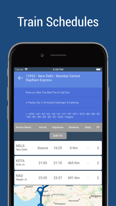 Indian Rail IRCTC, PNR Status iPhone screenshot 5