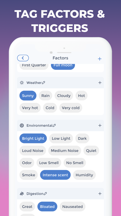 Mood Tracker Journal Screenshot