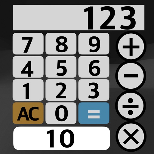 Calculator with 10 button