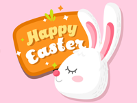 Easter Holiday Wish Stickers