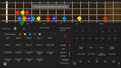 Bass Guitar Colour Scales Screenshot
