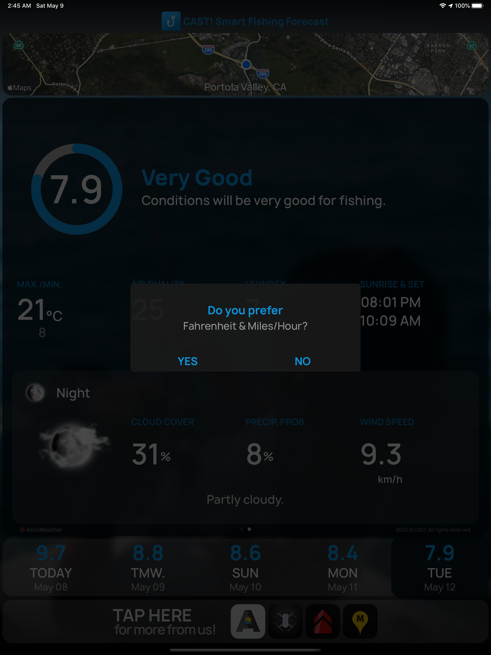 CAST! Smart Fishing Forecast screenshot 6