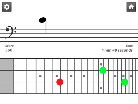 Bass Trainer iPad screenshot 1 - Music app
