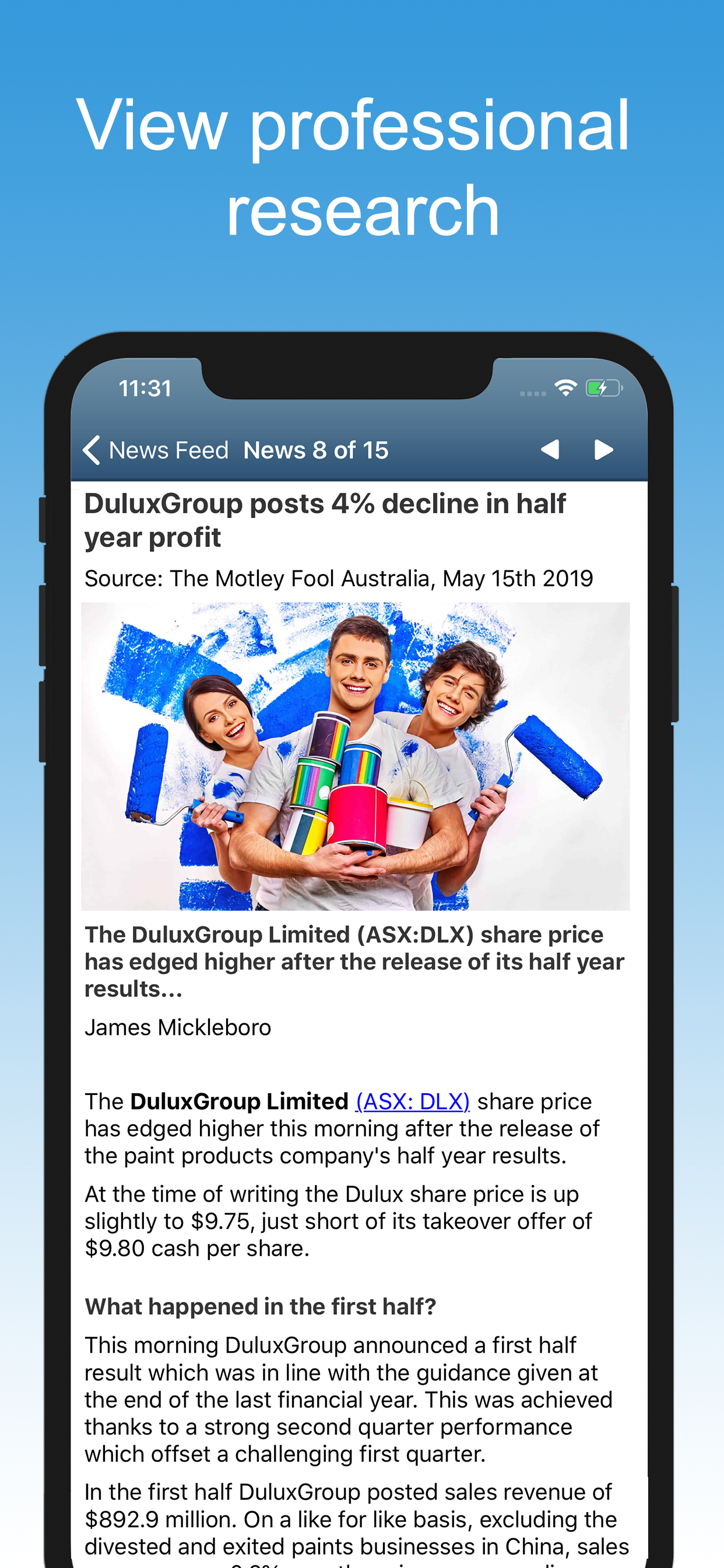StockLight: NASDAQ Stocks News