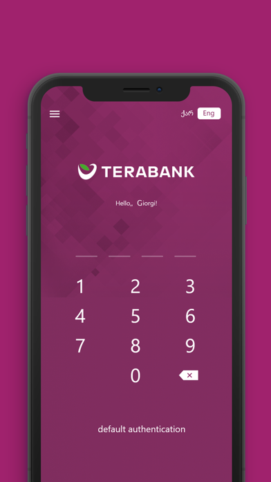Terabank Mobile Banking Screenshot