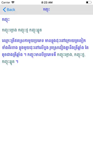 Khmer Khmer Dictionary Pro screenshot 3