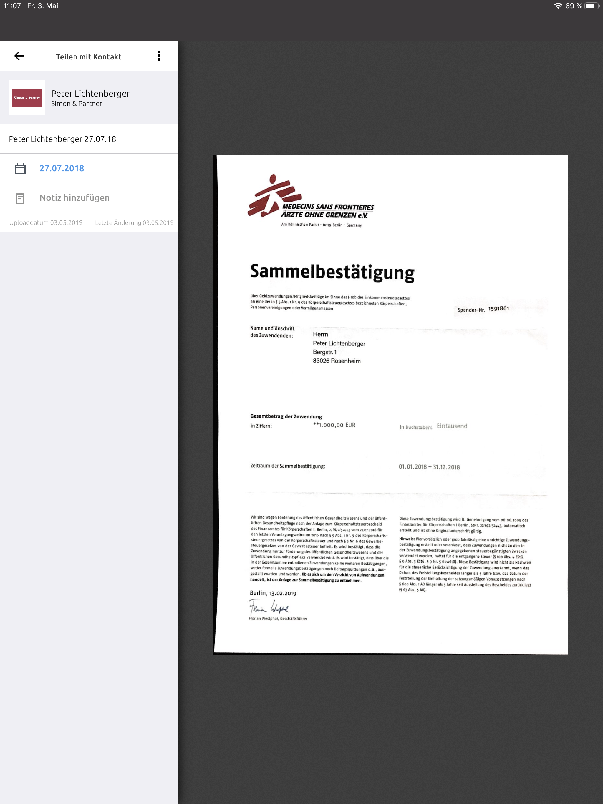 Agenda Beleg-App screenshot 14