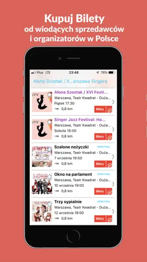 Coigdzie.pl® concerts & events screenshot 2