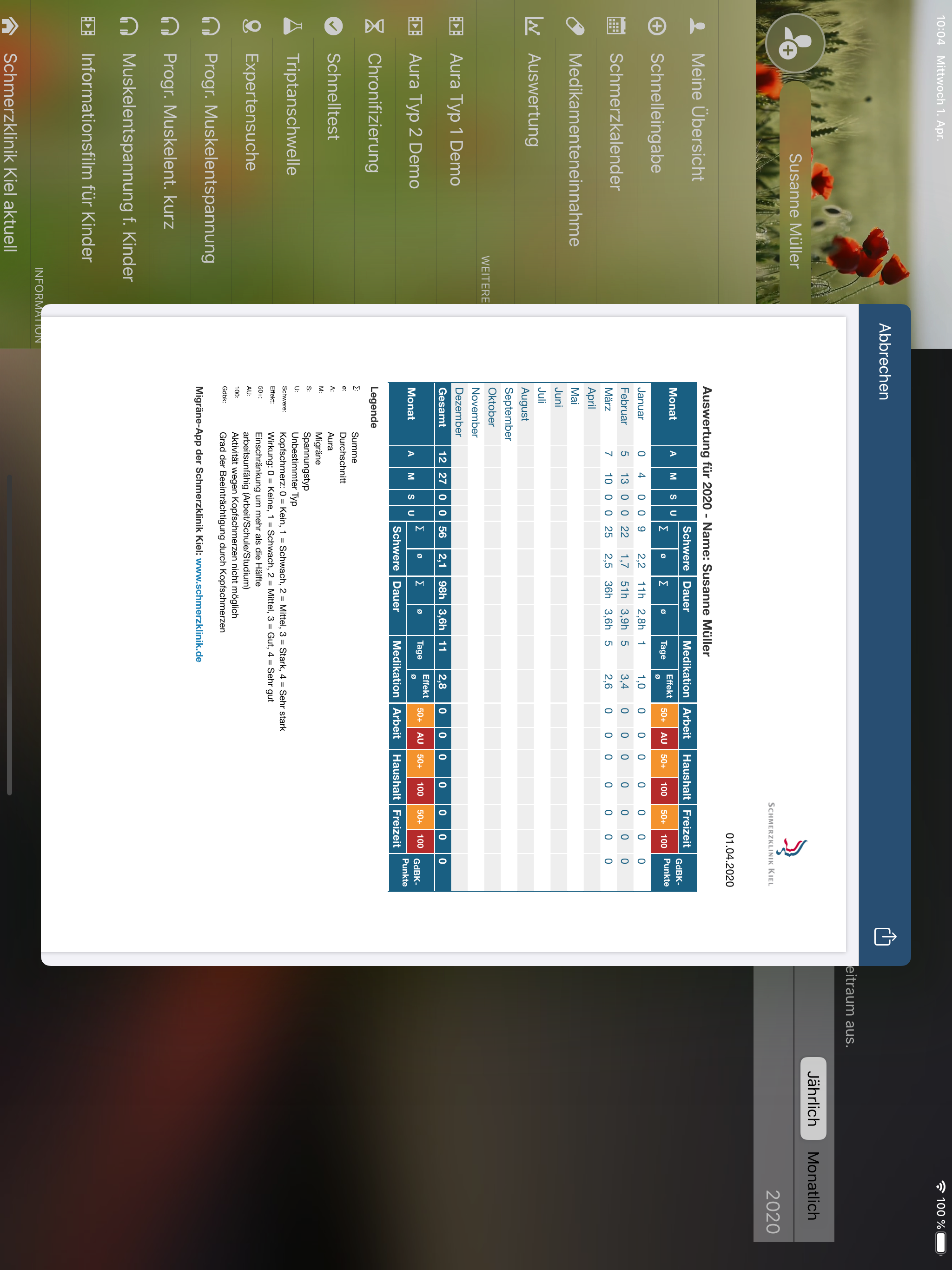 Migräne App screenshot 15