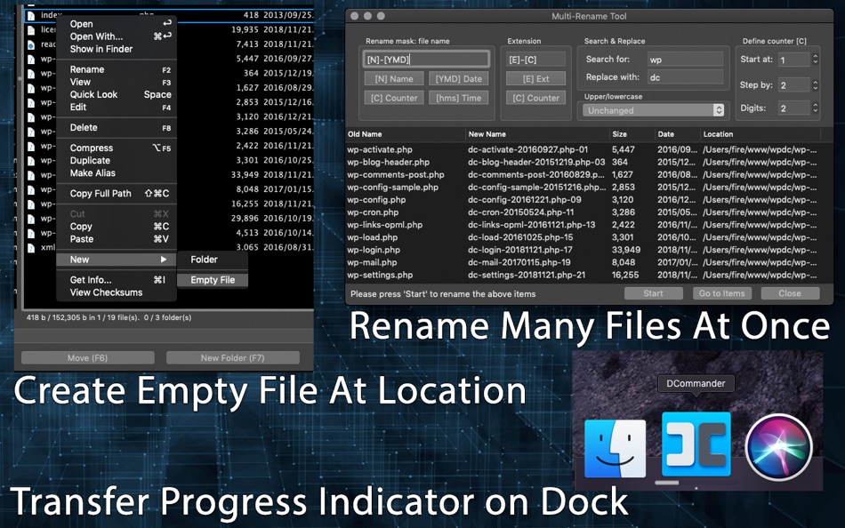 #3. DCommander 3 - File Manager (macOS) 由: DevStorm