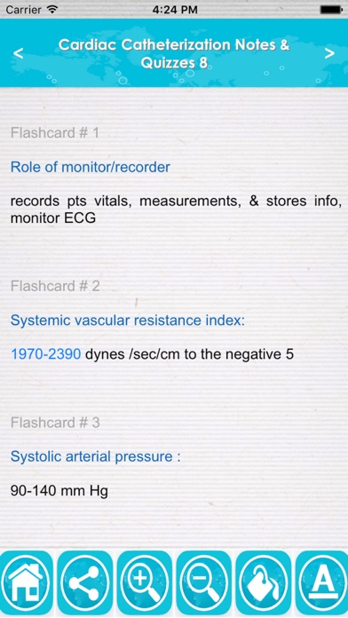 Screenshot #1 pour Cardiac Cath Exam Review App