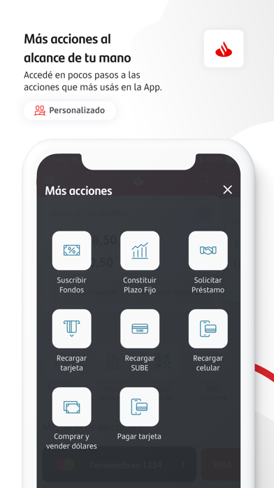 Santander Argentina Screenshot