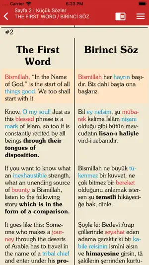 Risale-i Nur (Comparative) screenshot 1