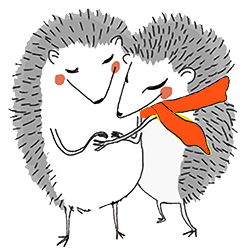 Mr. Hedgehog Animated Stickers - AppWisp.com