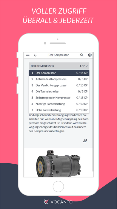 VOCANTO - Die Lernplattform iPhone screenshot