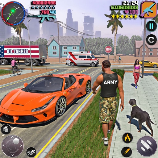 US City Cop Car Carrier Tycoon iOS App