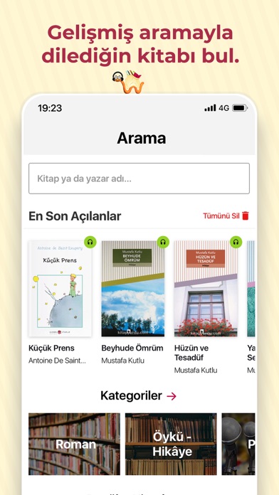 Kitapyurdu Sesli Kitap iPhone screenshot 5 - Book app
