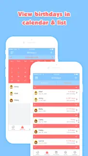 birthday planner pro iphone screenshot 2