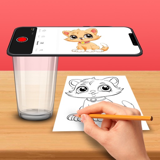 AR dibujo boceto aplicación