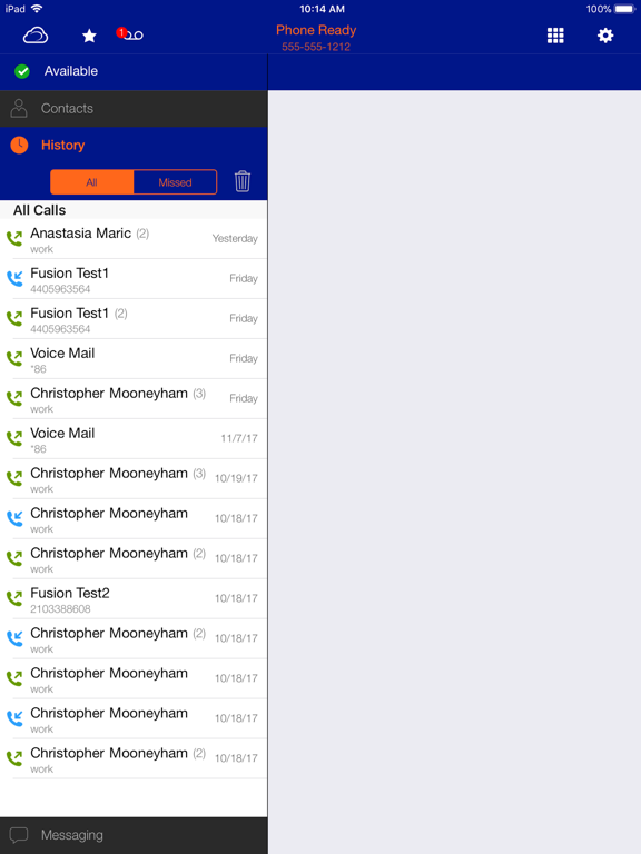 Fusion MobileConnect iPad screenshot 3 - Business app