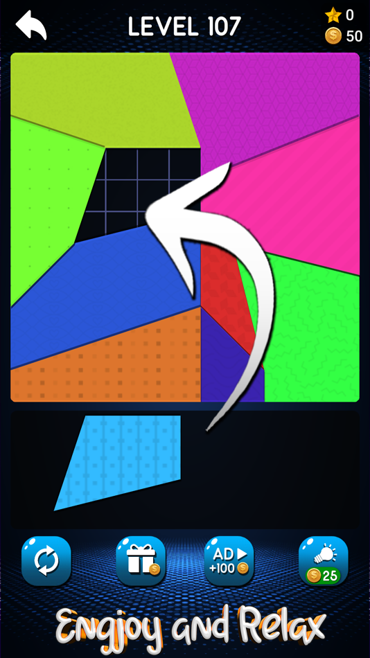 #7. Pazzel: New Tangram Puzzles (iOS) 由: Nguyen Thanh Nam
