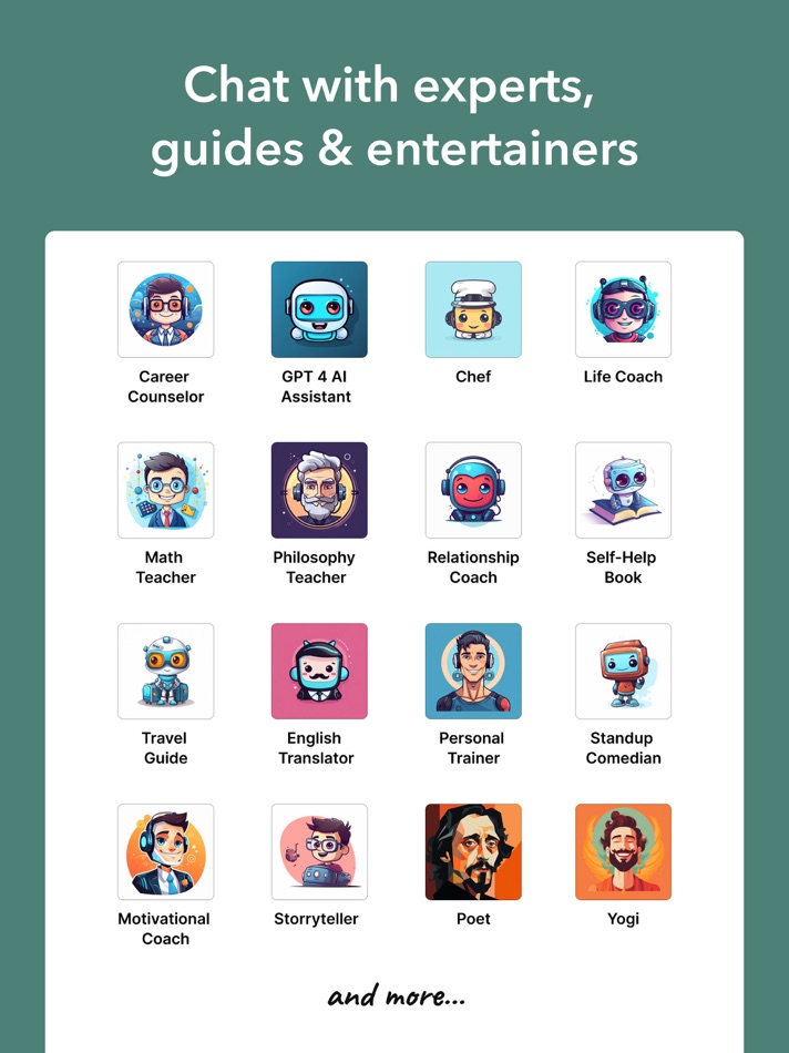 #3. AI Personas & Characters (iOS) 由: Forwardpath Technologies LLP