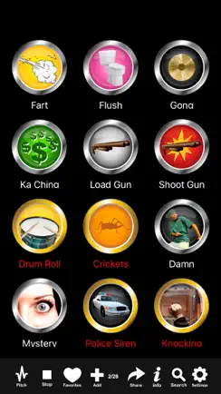 100's of Buttons & Sounds Lite iPhone image 3