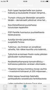 Turun Sanomat näköislehti screenshot