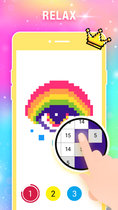 Screenshot #3 pour Bit Color by Number: Pixel Art