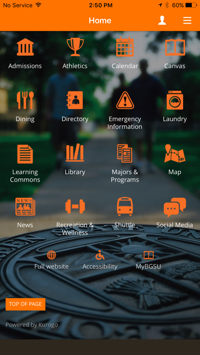 BGSU app screenshot