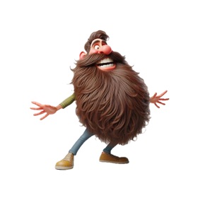 Snímky obrazovky (6) Goofy Beard Stickers