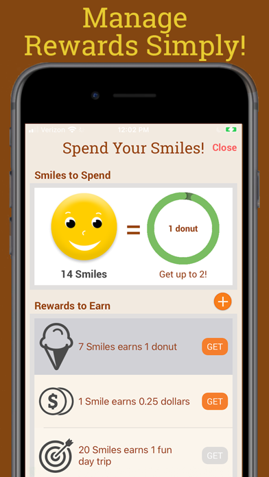 Smiles & Frowns: Rewards Chart Screenshot
