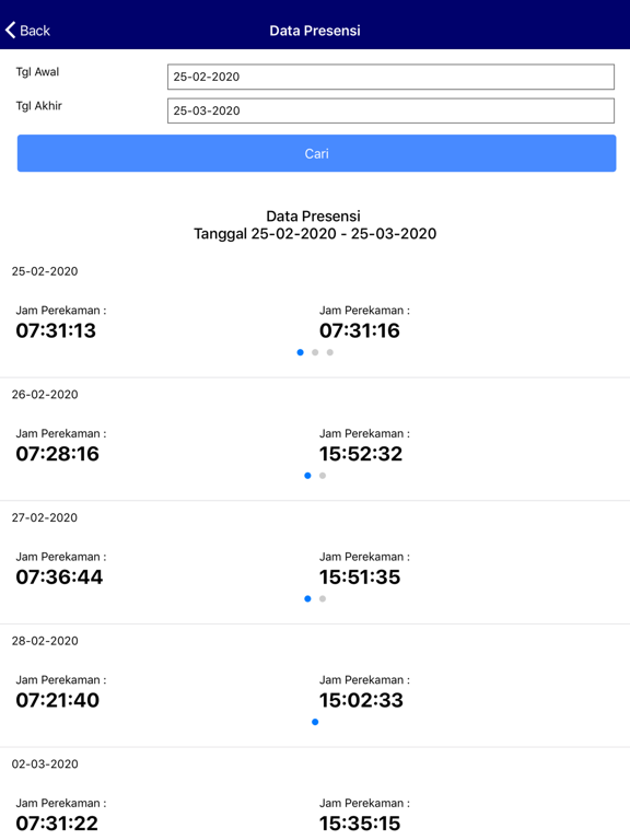 e-Presensi ASN Kab Sleman iPad screenshot