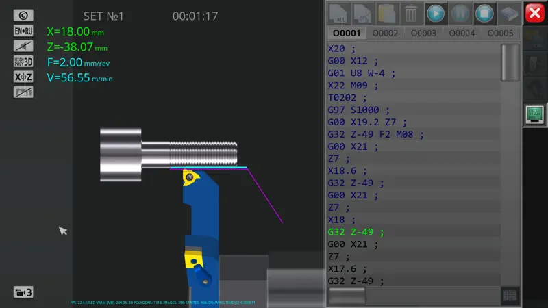 CNC Lathe Simulator screenshot 10 of 10