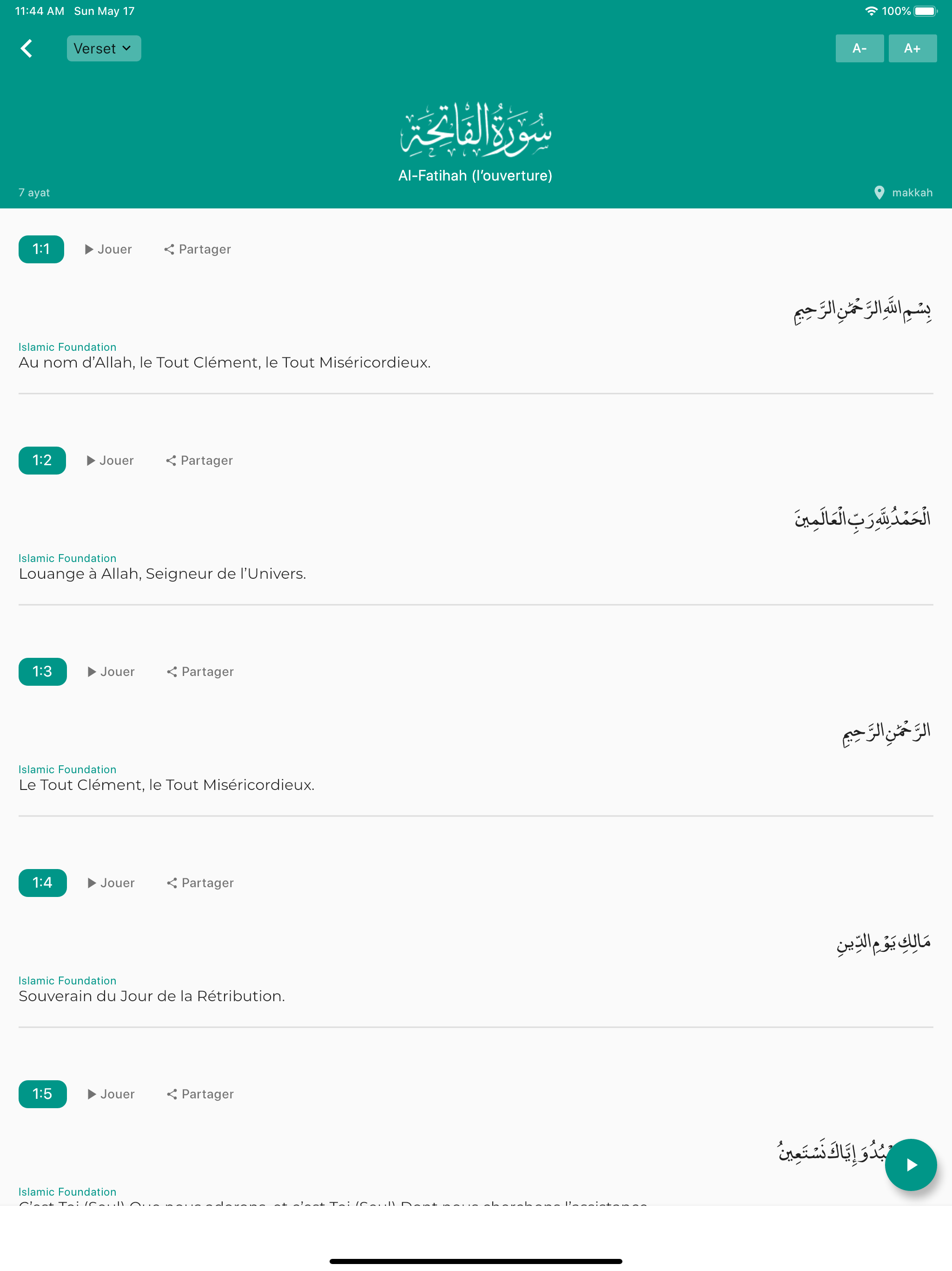 Quran French