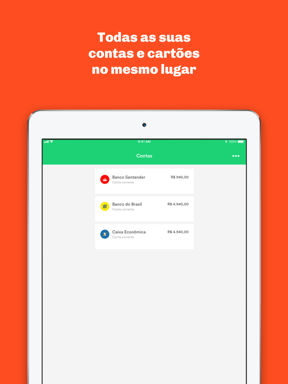 Organizze - Finanças pessoais iPad screenshot 4