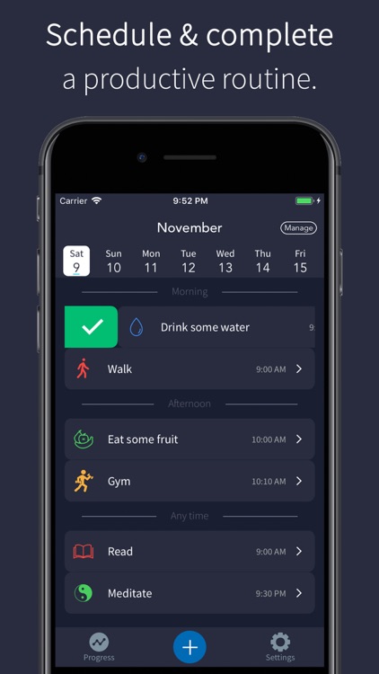 Habit Tracker - Productify screenshot-0