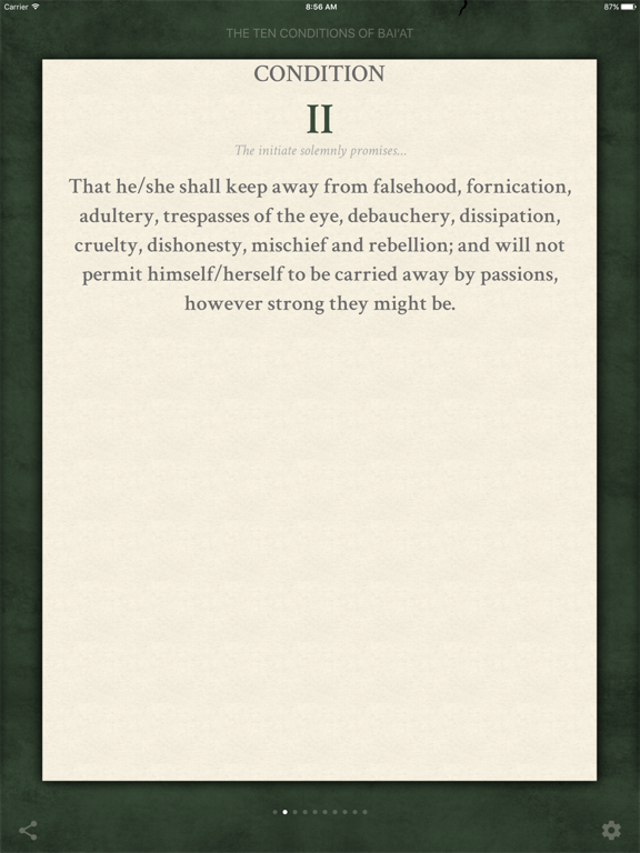 Screenshot #5 pour The Ten Conditions of Bai'at