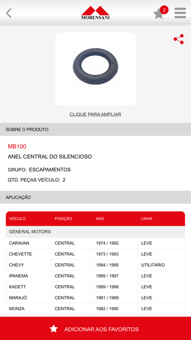 Mobensani - Catálogo Screenshot
