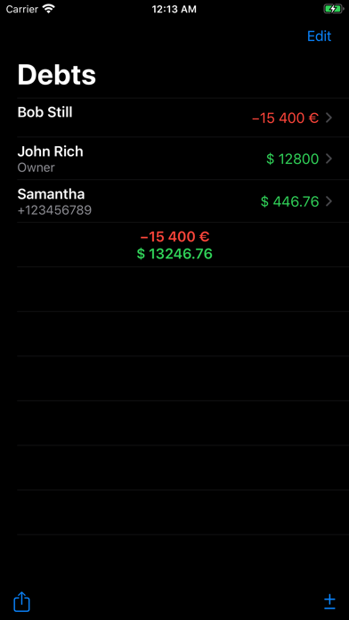 Where's Money: Debts Screenshot