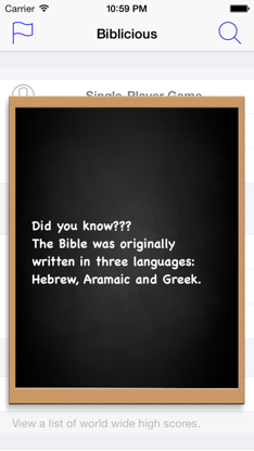 Biblicious Bible Trivia screenshot 2