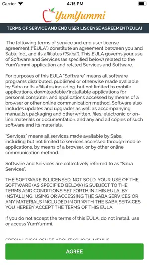 YumYummi Digital School Menus screenshot 2