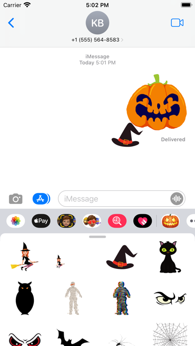 Snazzy Halloween Stickers Screenshot