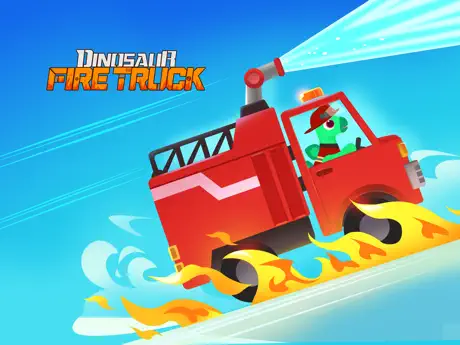 Dinosaur Fire Truck Games kids