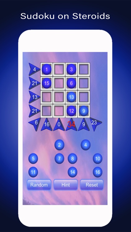 Magic Hexagon Number Puzzle