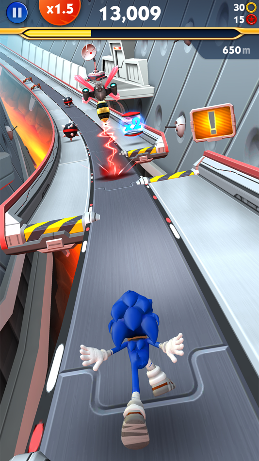 #3. Sonic Boom Dash (iOS) De: SEGA