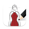 Fashion Design Sketches - Art icon